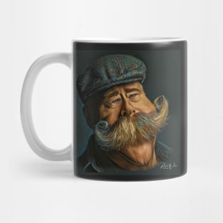 Meet Mr. Handlebars - Funny Face - Caricature Mug